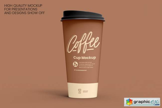 Coffee Cup Mockup - 8 views 