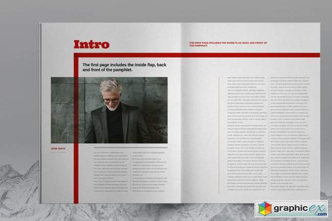 Red Business Brochure Template 