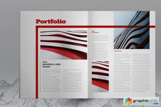 Red Business Brochure Template 