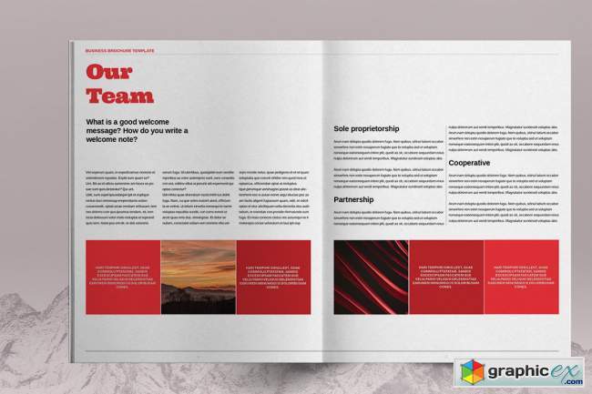  Red Business Brochure Template 6083779
