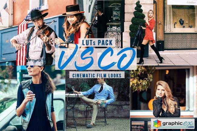 VSCO Cinematic LUTs Pack 
