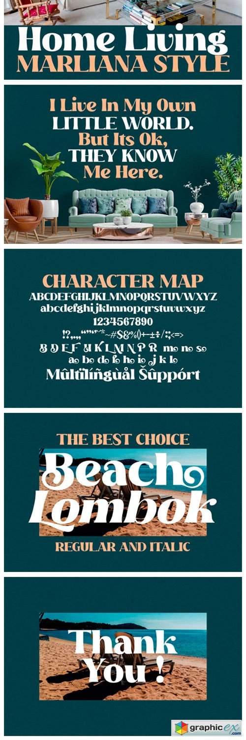  Beach Lombok Font 