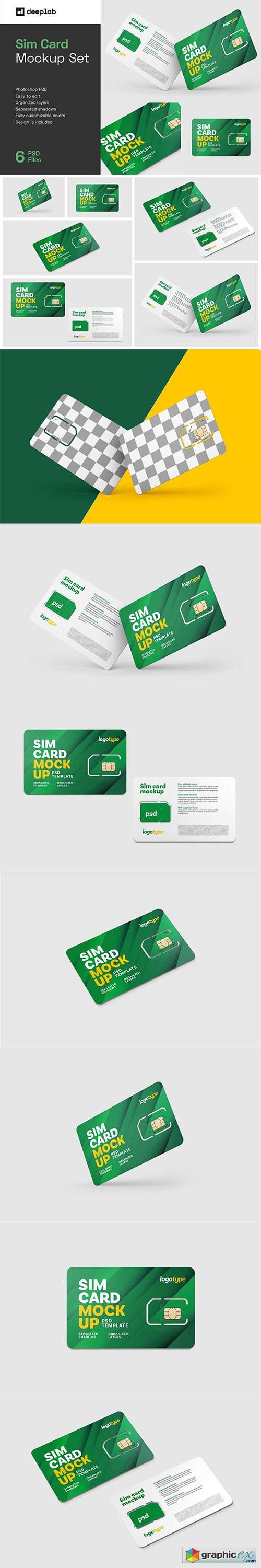 Sim Card Mockup Set 