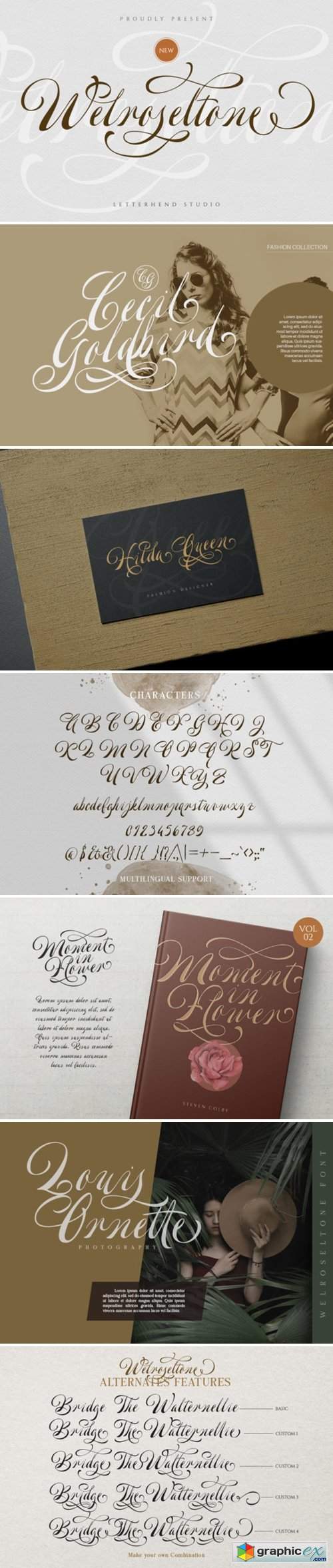  Welroseltone Font 