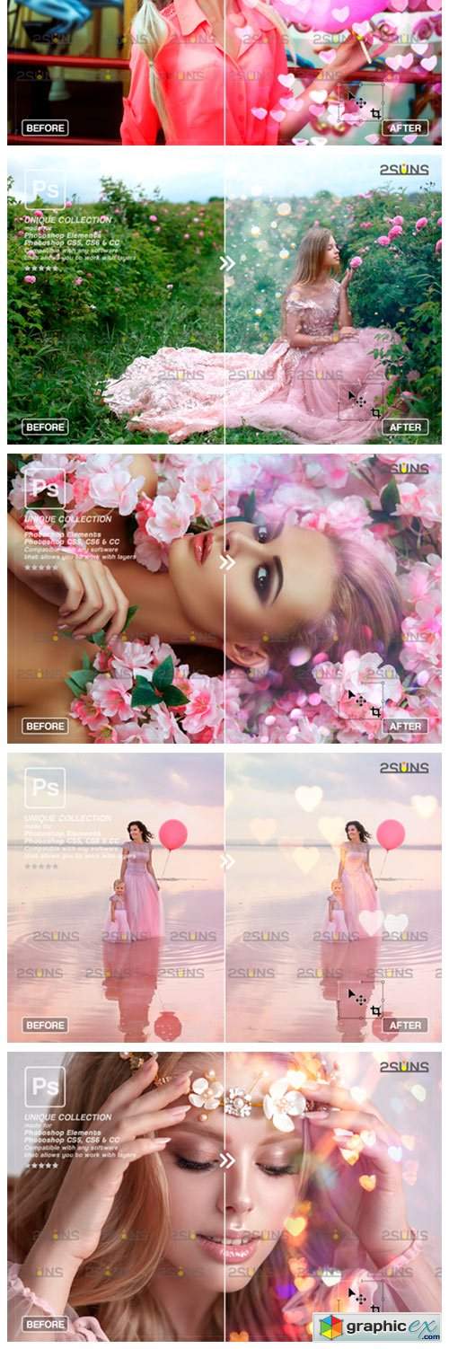  Valentine Overlay & Photoshop Overlay 