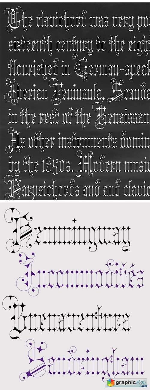  Clavichord Font 
