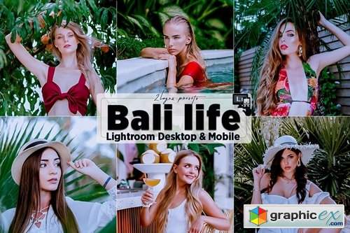  Bali Tropical Lightroom Presets Mobile & pc 