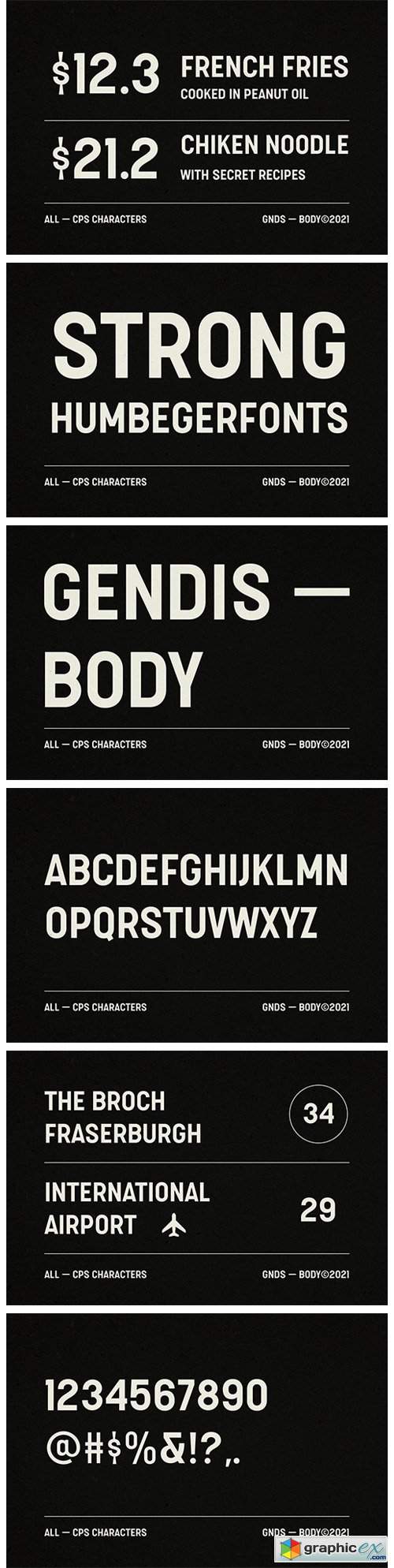 gendis body font free download