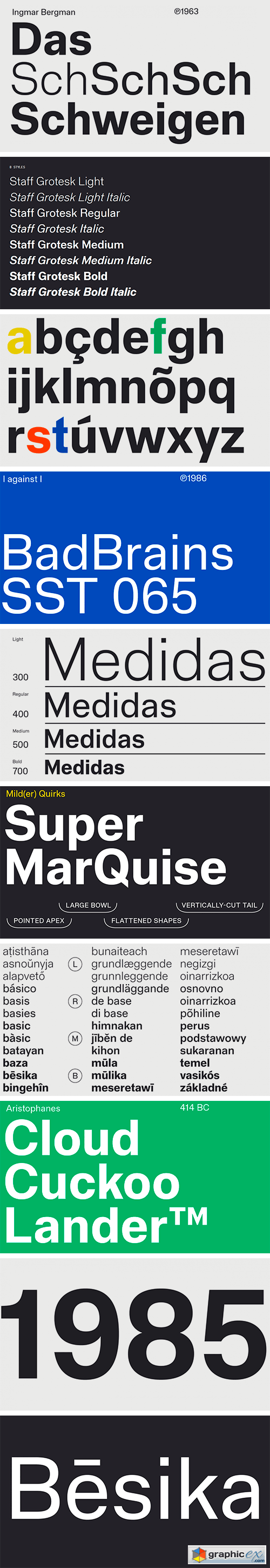 Staff Grotesk Font Family