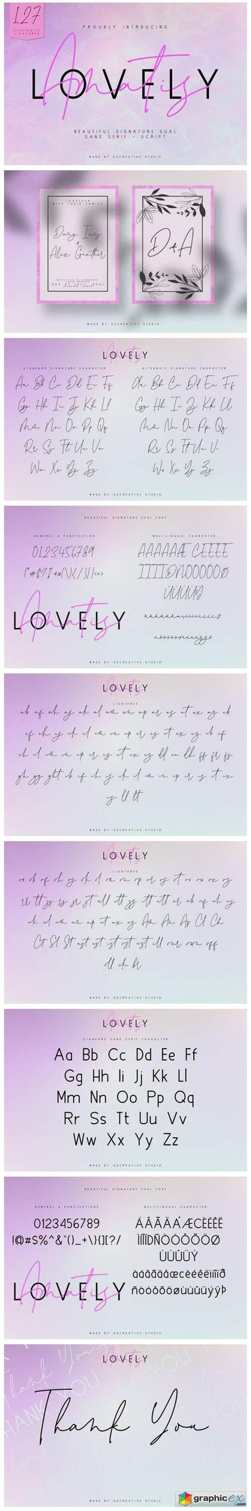  Lovely Amatis Font 