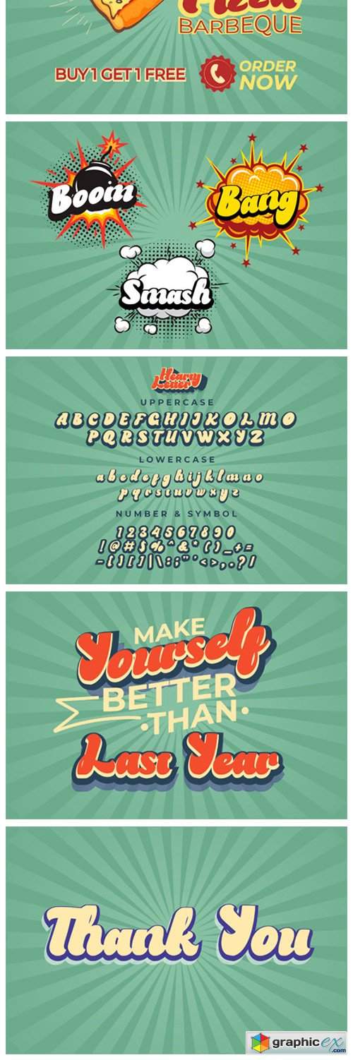  Hearty Letter Font 