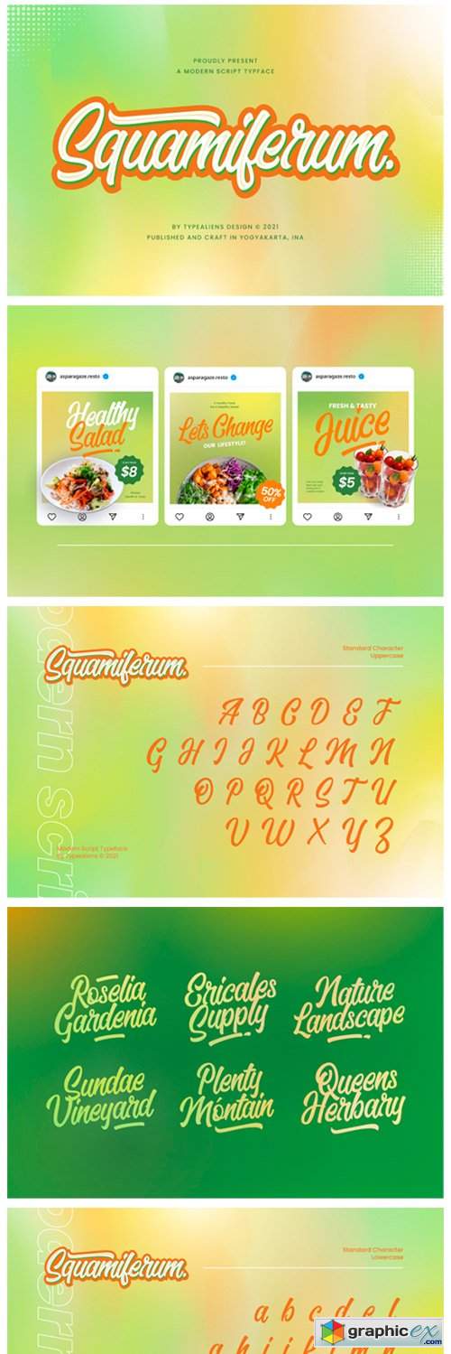  Squamiferum Font 