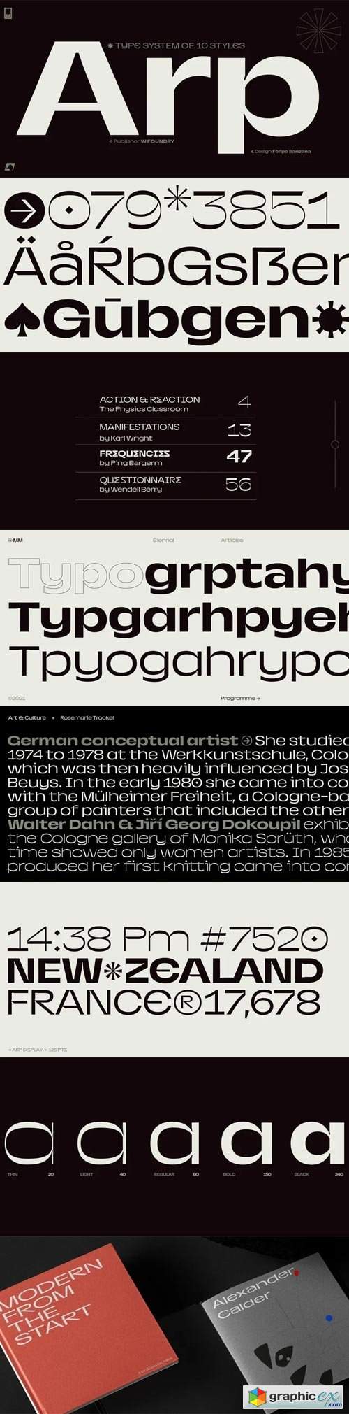  Arp Font Family 