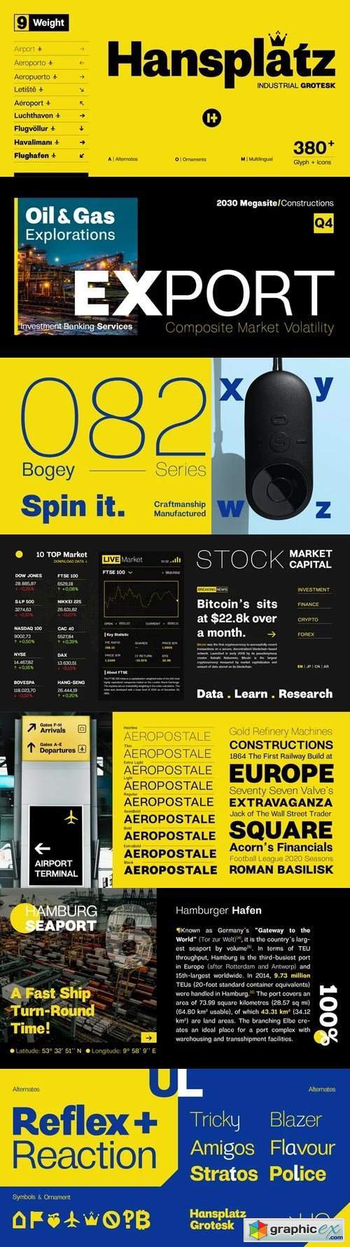 Hansplatz Grotesk Font Family