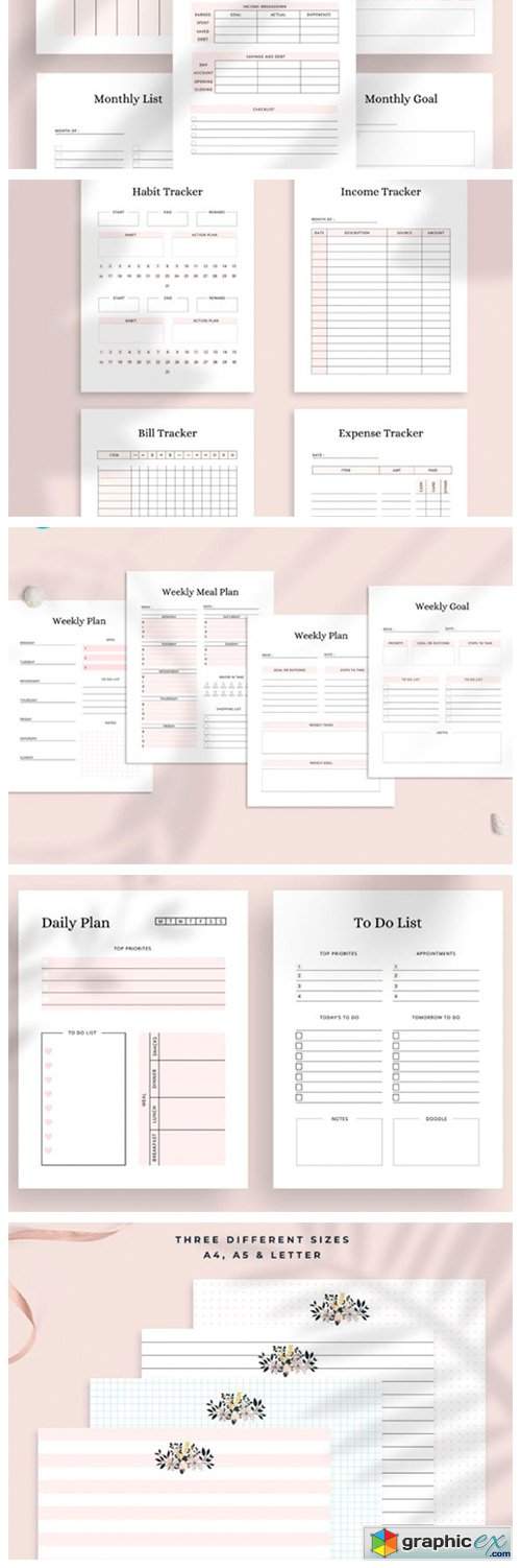  Ultimate Printable Planner Bundle 