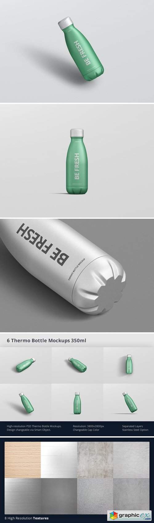 Download Thermo Bottle Mockup 350ml Free Download Vector Stock Image Photoshop Icon