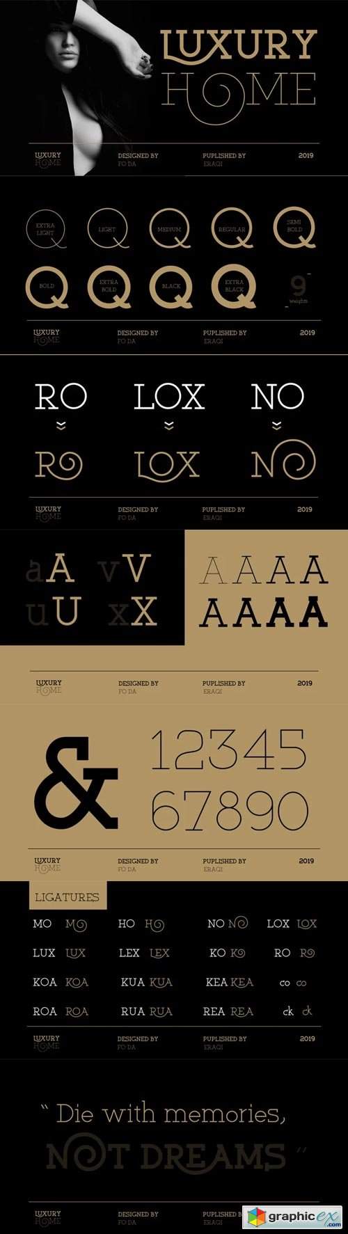  Luxury Home Font Family 