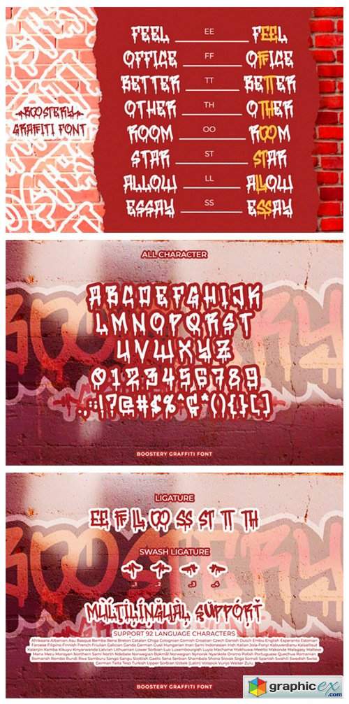  Boostery Font 