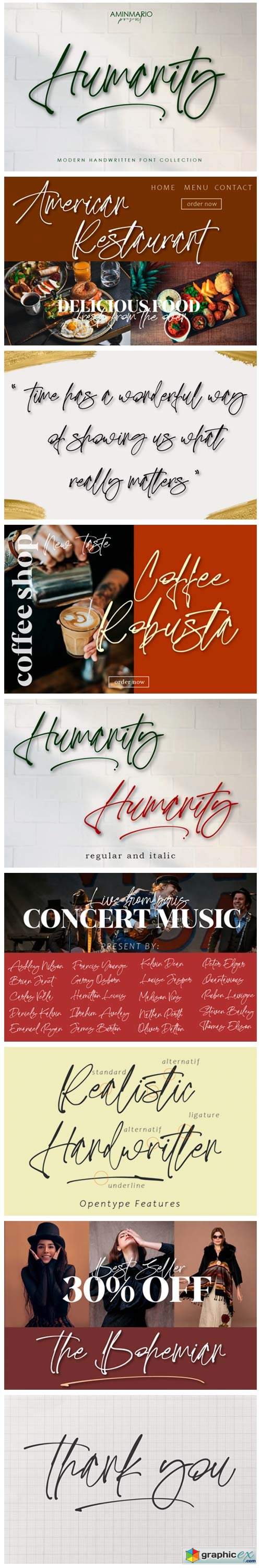  Humanity Font 