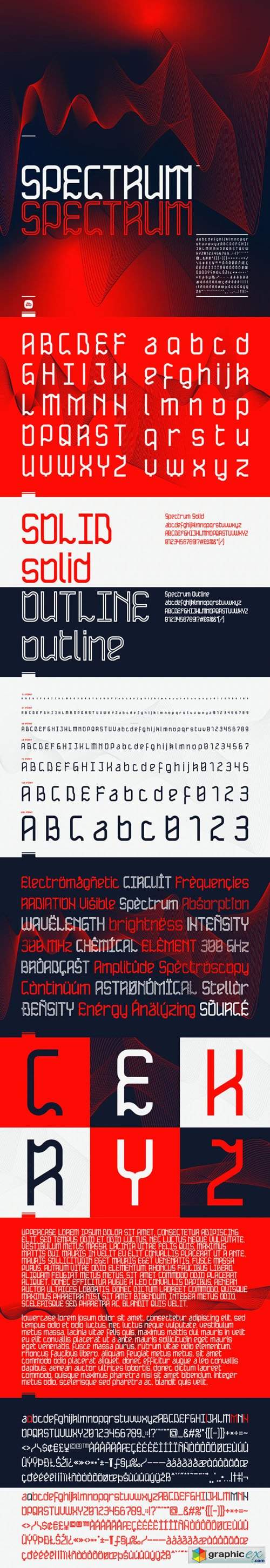  Spectrum Display Font [2-Weights] 