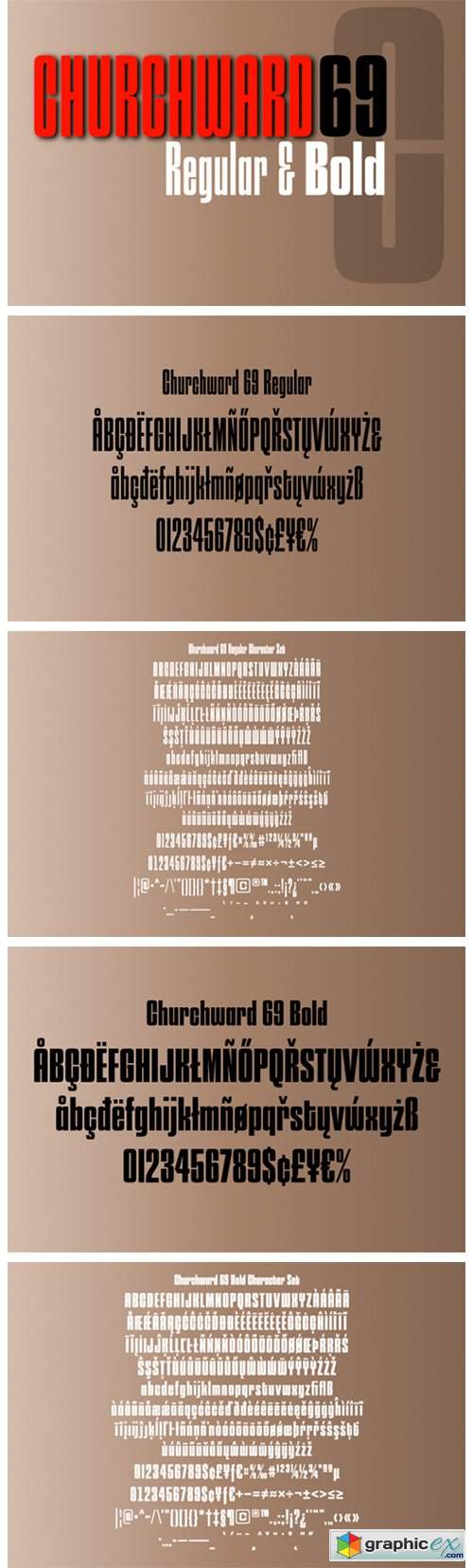 Churchward 69 Font » Free Download Vector Stock Image Photoshop Icon