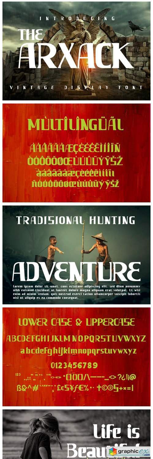 The Arxack Font