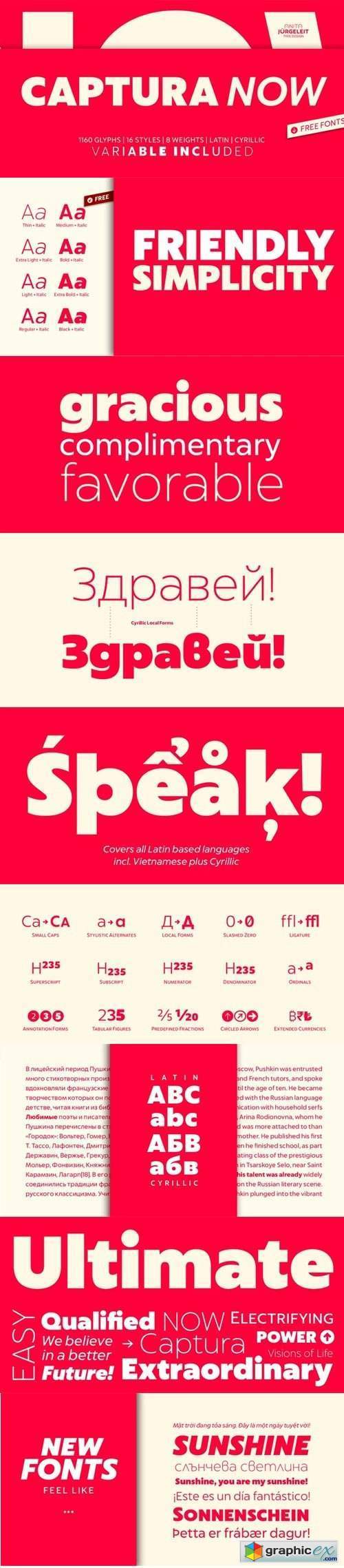 Captura Now Font Family