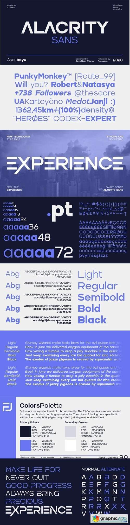 Alacrity Sans Font Family