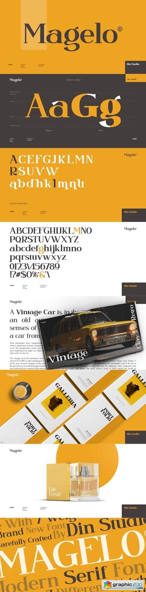  Magelo Font Family 