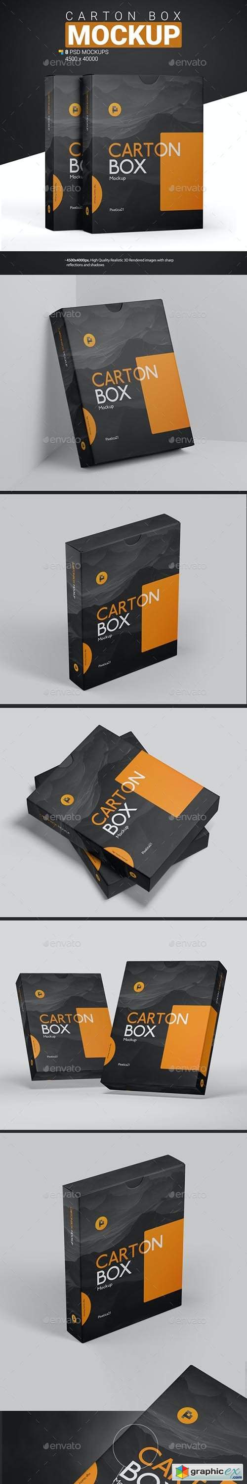 Carton Box Mockup 31176771