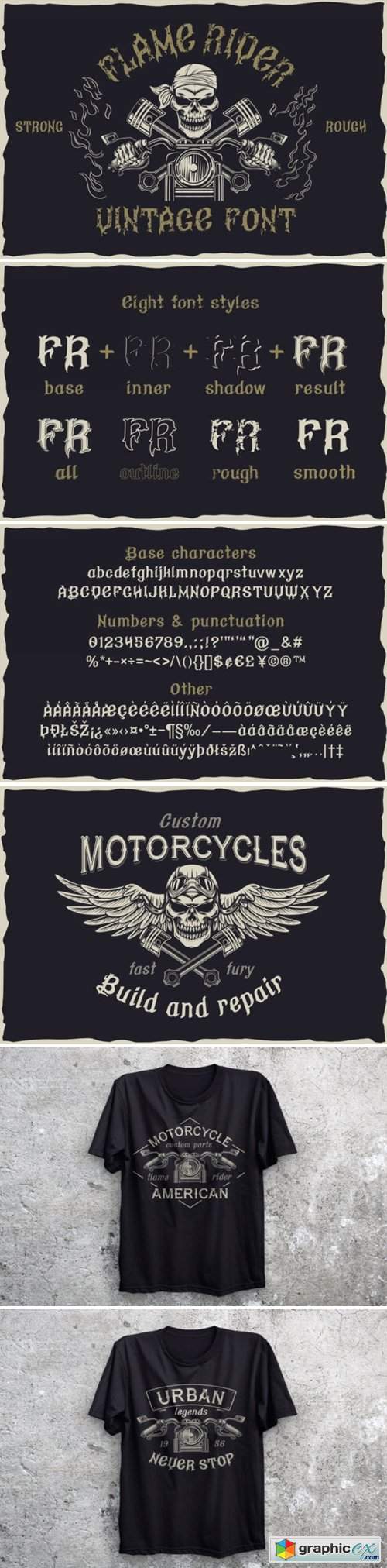  Flame Rider Font 