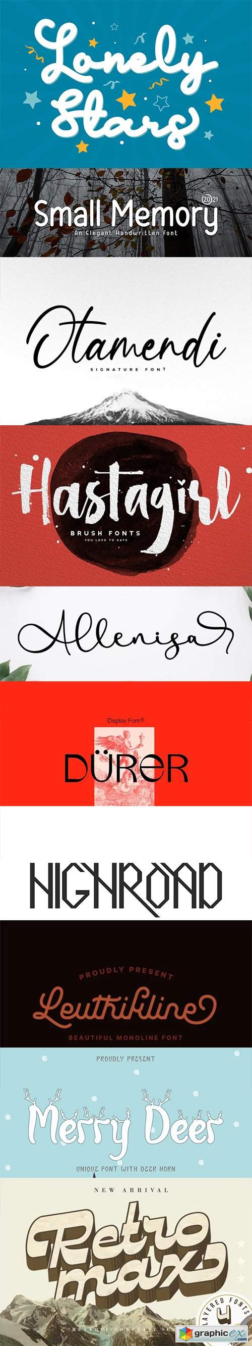  Modern and beautiful font collection vol2 