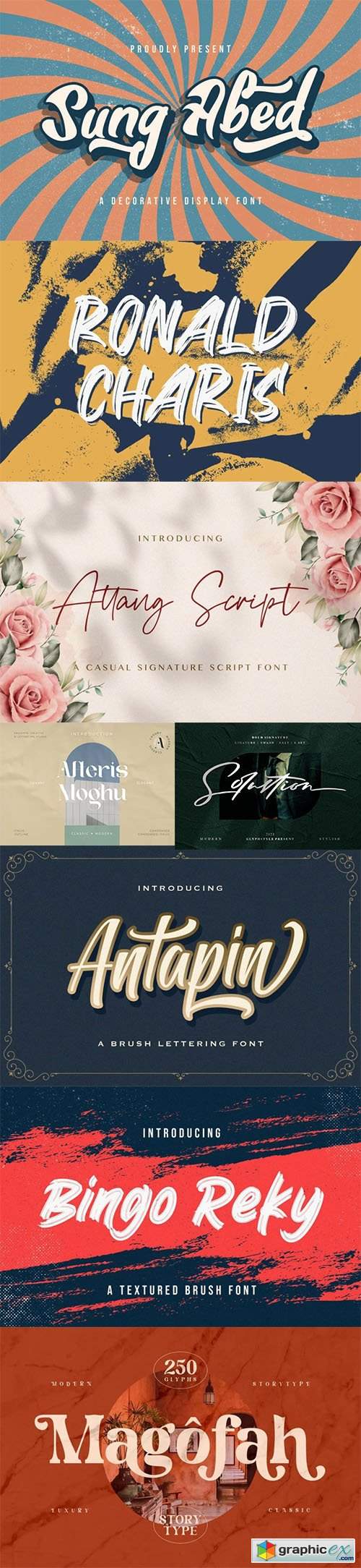  Modern and beautiful font collection vol 4 