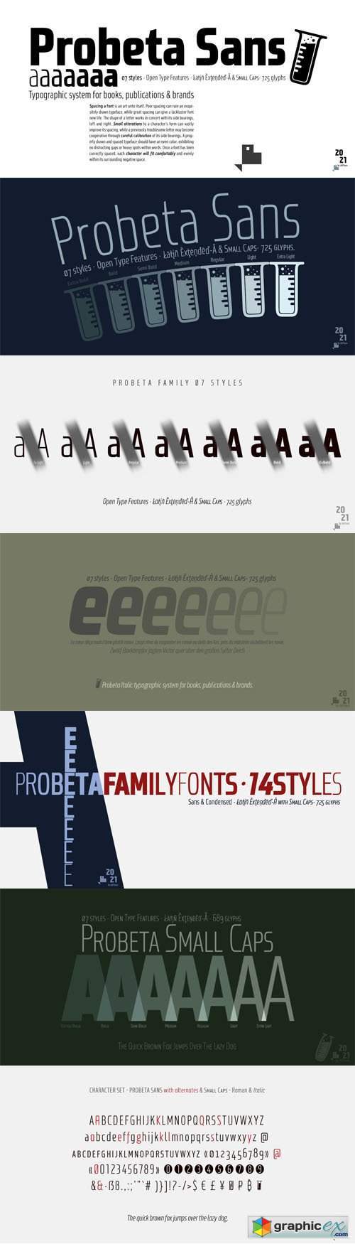 Probeta Sans Serif Font Family [4-Weights]