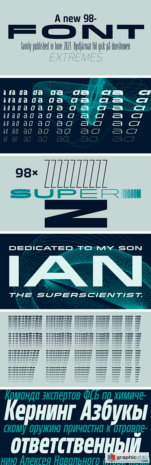 Superscience Font Family