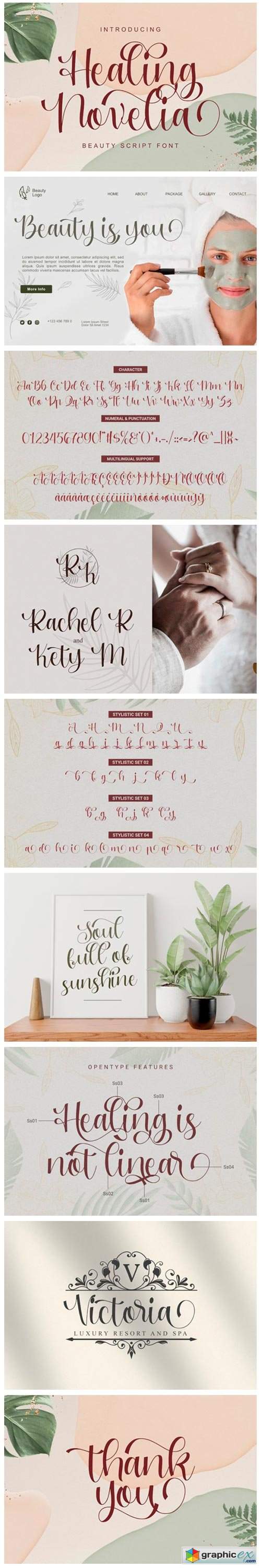  Healing Novelia Font 