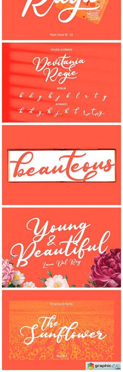 Younglines Script Font
