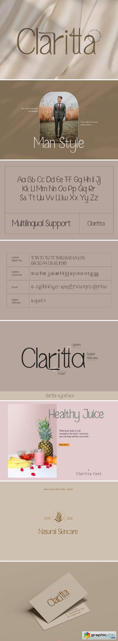  Claritta Font 