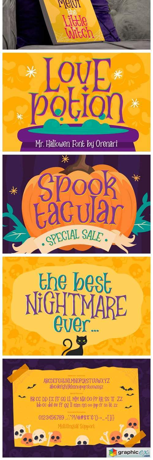 Mr Halloween Font