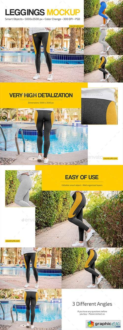 Leggings Mockup Set 