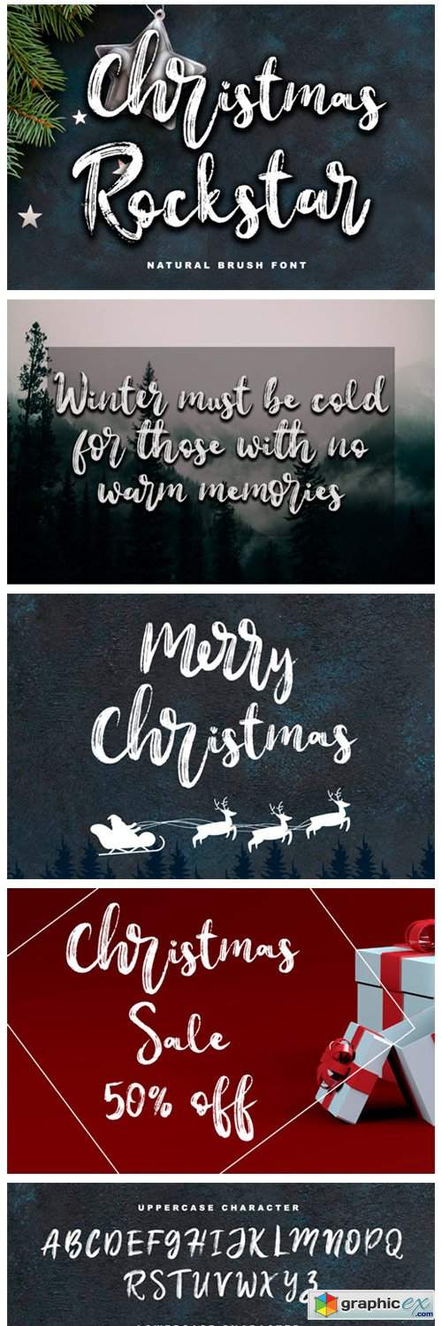  Christmas Rockstar Font 