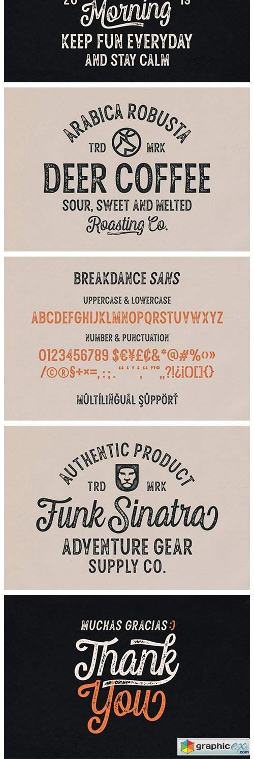 Breakdance Vintage Font 