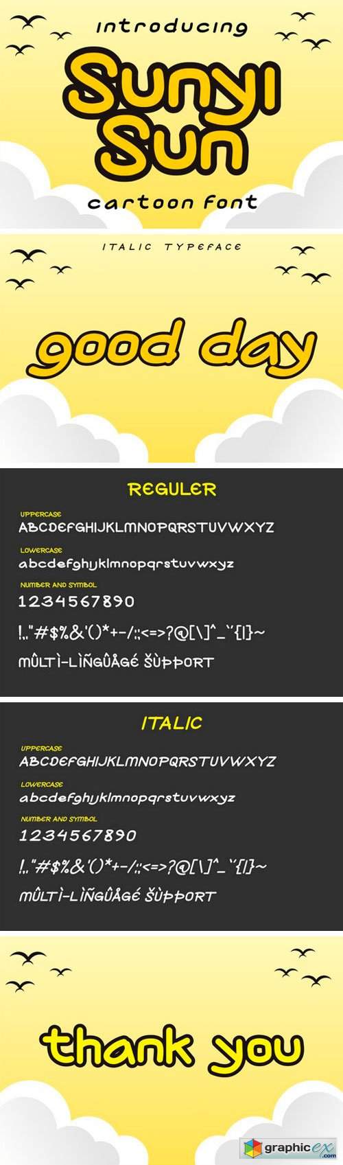  Sunyi Sun Display Font 