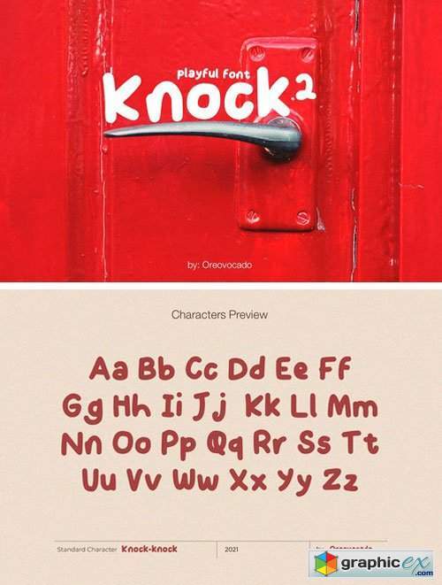 Knock2 Display Font