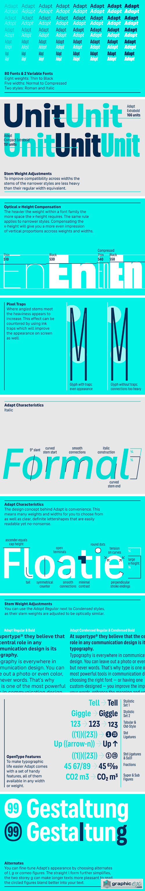  Adapt Font Family 