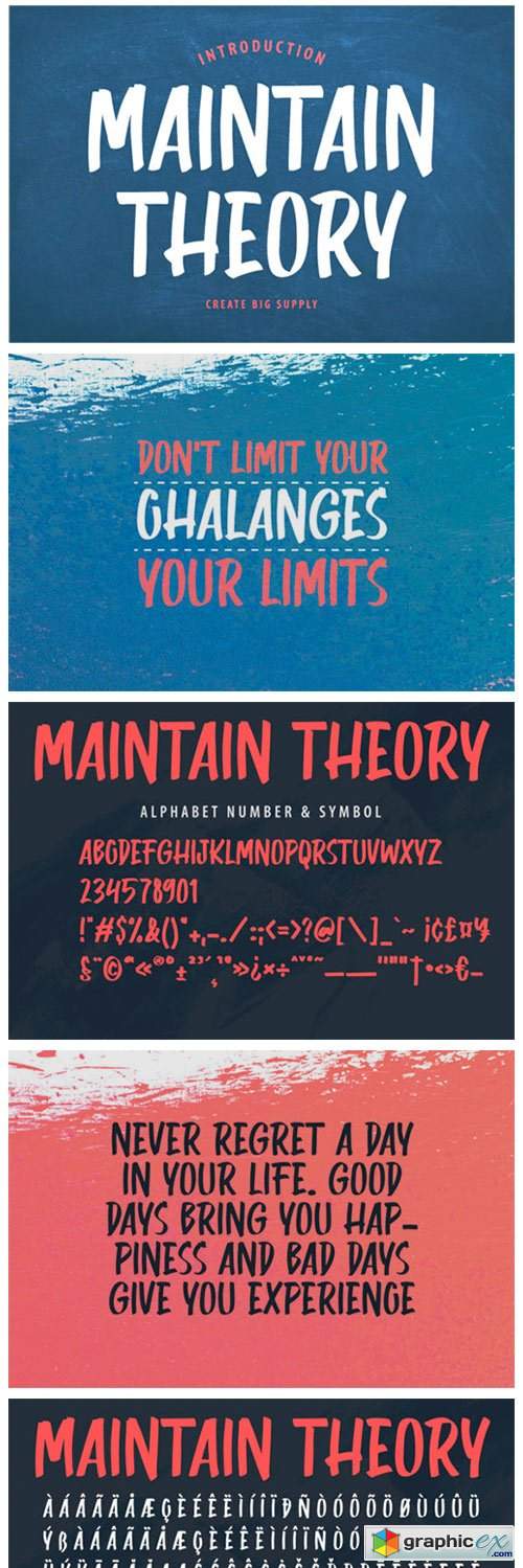  Maintain Theory Font 