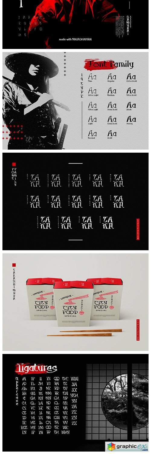 Takasimura Typeface