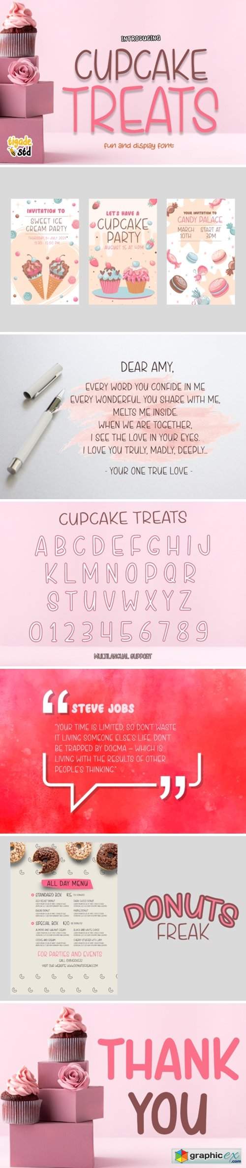  Cupcake Treats Font 
