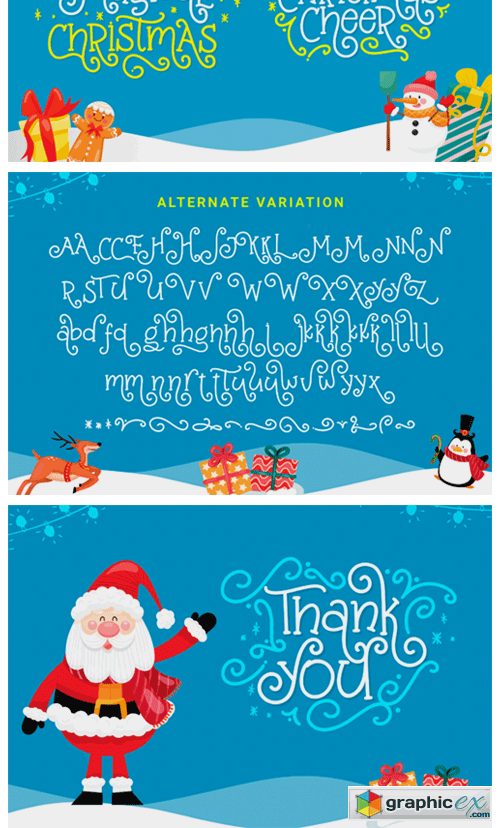  Christmas Midnight Font 