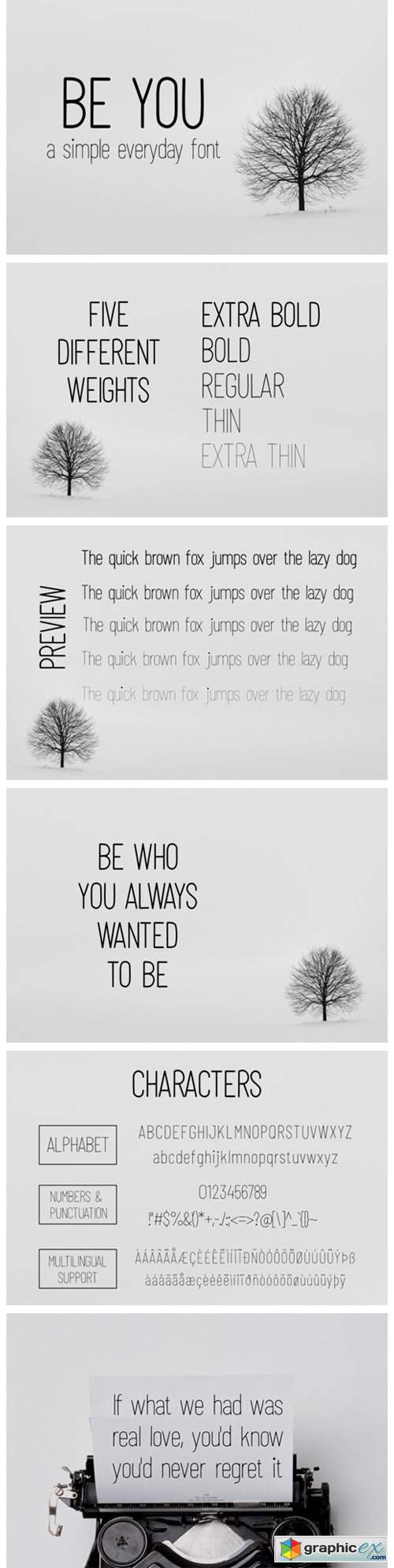  Be You Font 